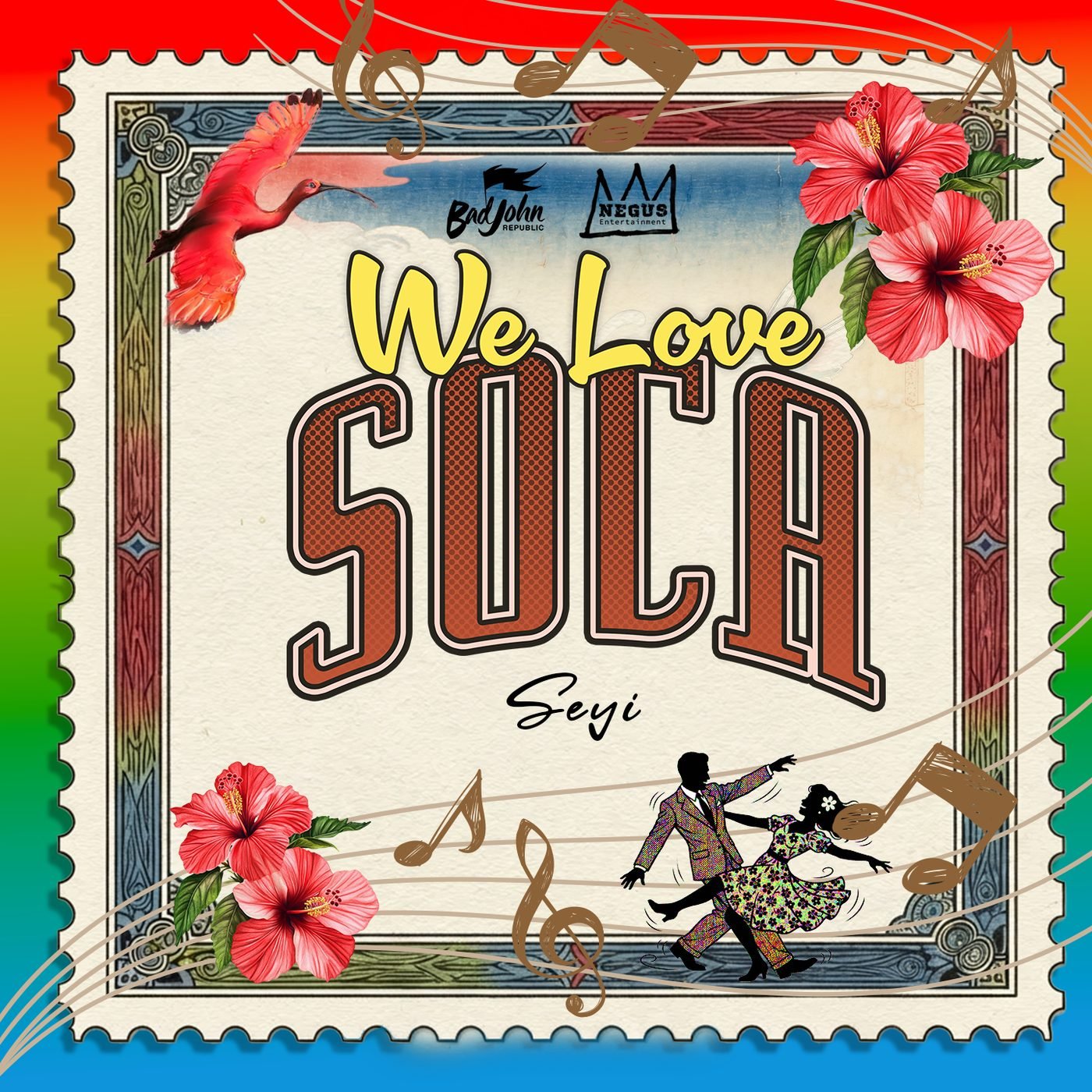 We Love Soca, Single cover art by AESA