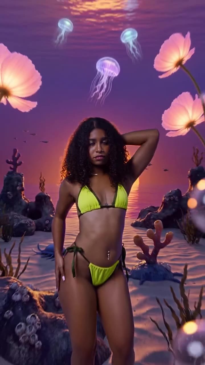 Swimsuit merch reel, Product reel